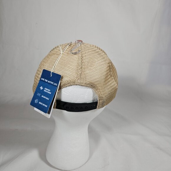 Tommy Bahama Baseball Hat Dusty Rose Mauve Truckers Hat Adjustab Fish - Picture 3 of 10